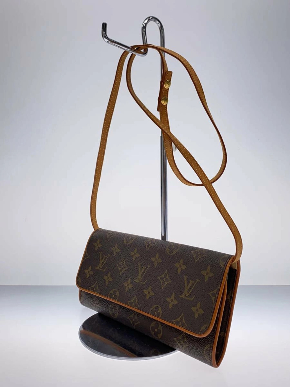 Louis Vuitton Brown Pochette Canvas Twin Monogram Brown
